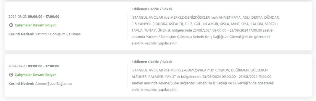 İstanbullular dikkat! Bugün bu ilçelerde 8 saati bulacak elektrik kesintileri yaşanacak 28